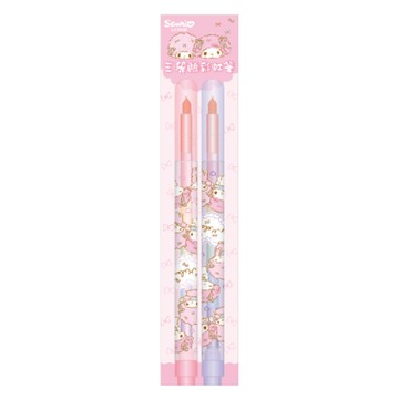 三麗鷗彩虹筆-2入