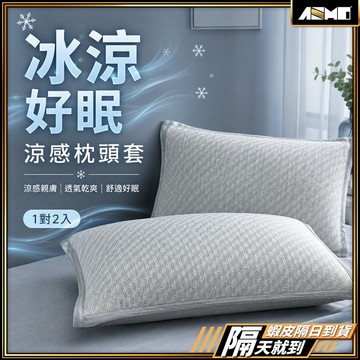 【告別悶熱夜夜好眠】涼感枕頭套 涼感枕套 枕頭套 枕套 現貨 冰絲枕頭套 冰絲枕套 冰涼枕頭套 冰涼枕套 透氣枕套