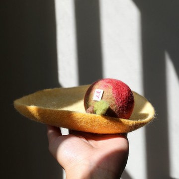 手工羊毛氈蘋果