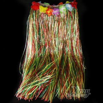 80cm草裙(彩色)，萬聖節/Party/角色扮演/化妝萬聖舞會/表演造型都合適~，X射線【W075293】