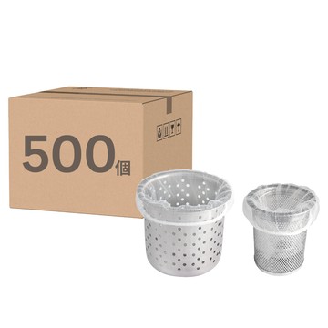 Axis 艾克思 超細密網眼流理台排水口過濾網組合 大 250個 + 小 250個 白色  1組  500個