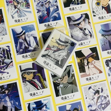 【✨臺灣齣貨✨】怪盜基德精美lomo卡 名偵探柯南 動漫 角色 週邊 高清留言小卡片 賀卡 收藏卡明星片動漫週邊卡位可愛