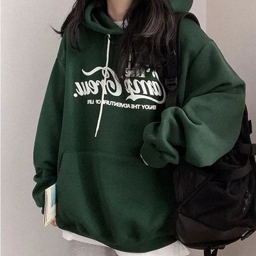 已售9642件💖Vuja de 純棉連帽衛衣 大學t 薄衛衣 oversize 大學t 長袖 秋冬上衣 英文印花 潮流