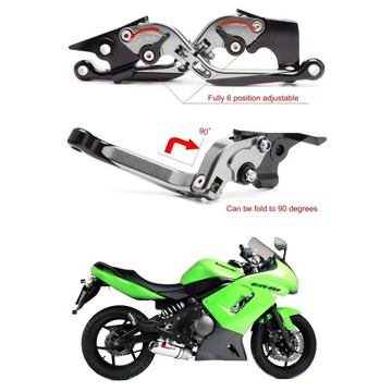 老虎摩托 KAWASAKI 忍者 NINJA 650R ER6N 06~08年車款 六段調整三截式省力煞車離合器拉桿