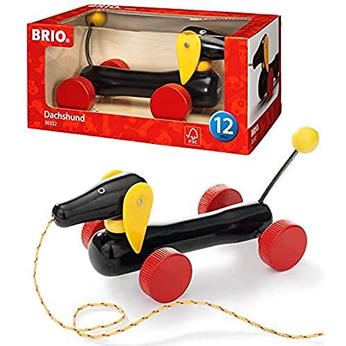 BRIO (ブリオ) プルトイ ダッチー 犬のおもちゃ 対象年齢 1歳~ (引き車