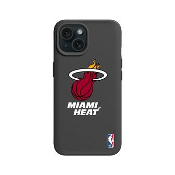 iPhone 15 SolidX 黑 - NBA - Logo-邁阿密熱火 Miami Heat - Light