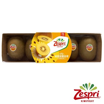 [家速配]Zespri 陽光金圓頭奇異果5入限定組(每盒約620公克±10%)