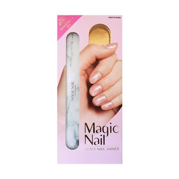 AlphaOptron 玻璃搓刀 含皮革套  1盒  N07 마블화이트