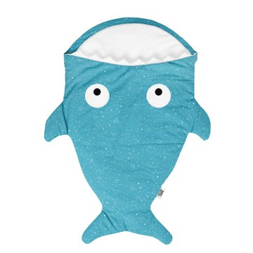 西班牙BabyBites鯊魚咬一口嬰幼兒睡袋－星空寶石綠