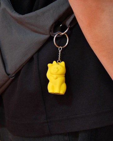 招財貓鎖匙扣 原創設計/3D列印/招財/招運/招福/送禮/貓咪