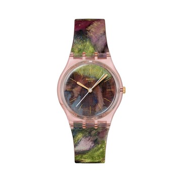 【swatch】Swatch DEGAS'S DANCERS 經典手錶/瑞士製造/古根漢美術館聯名 SO28Z131 (34mm)