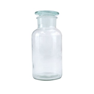 玻璃集氣瓶/秤量瓶 植栽花器 儲物罐 圓形玻璃瓶 透明花瓶 透明玻璃瓶 大玻璃罐 擴香玻璃瓶 調味料罐 玻璃罐 550-GB500