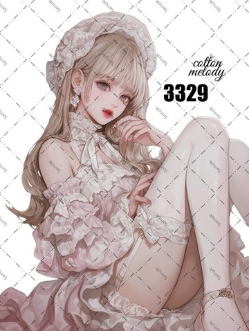 original sticker no.3329 人物貼紙 原創貼紙 原創人物貼紙 裝飾貼紙 cotton melody