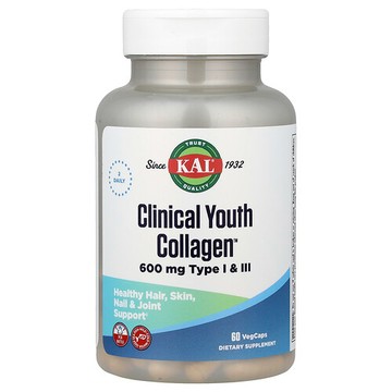 KAL, Clinical Youth Collagen™，60 粒素食膠囊