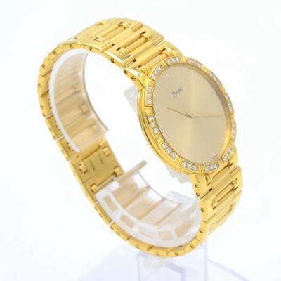 PIAGET ピアジェ ダンサー 84024 K 81 YG 金 ダイヤベゼル QZ