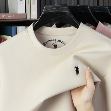 【新款熱賣】簡約高品質保羅騎士刺繡男士套頭衛衣圓領長袖保暖衣適合日常穿搭