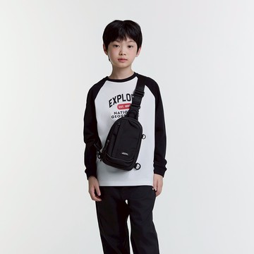 兒童 單肩包 - 黑色