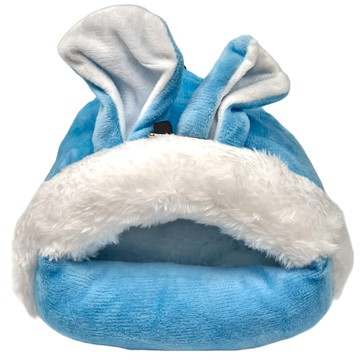 兔耳朵 溫暖舒適 倉鼠窩 墊子可單獨換洗  藍色  56g  1個