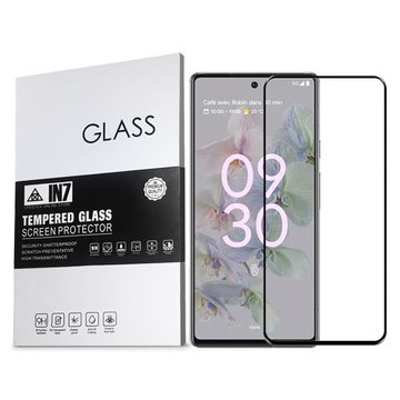 IN7 Google Pixel 6a (6.1吋) 高清 高透光2.5D滿版9H鋼化玻璃保護貼 疏油疏水 鋼化膜