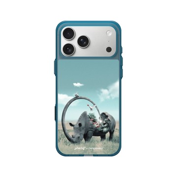 iPhone 17 Pro Max Clear (相機按鈕) 夜幕藍 - Julien Tabet - 秘密花園