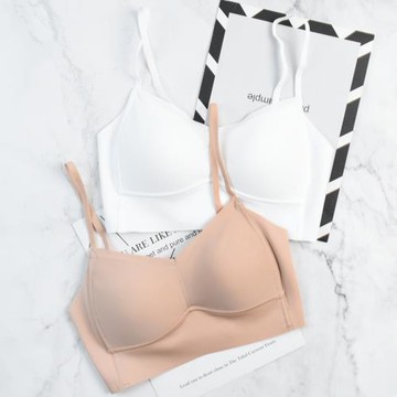 無痕運動內衣女背心式薄款側收聚攏大胸顯小無鋼圈吊帶一體文胸罩