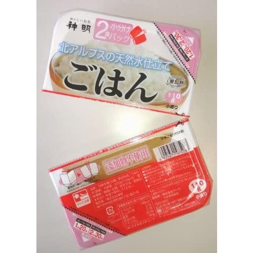 ウーケ ふんわりごはん 小分けごはん 国産米100% (110g×2食)×24個