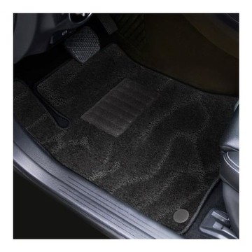 CARBUFF 雪絨汽車腳踏墊 Honda Fit 四代 (2021/09~) 適用/黑色