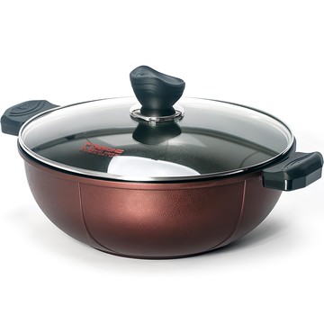 Kitchen-Art 錦上添花系列 多用途鍋 附鍋蓋 IH電磁爐適用  36cm  Brown  1個