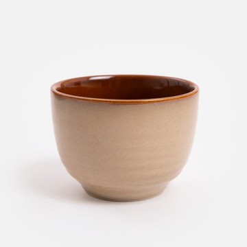 晴陽窯燒茶杯170ml 米