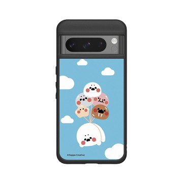 Pixel 8 Pro SolidSuit 黑 - 無所事事小海豹 The Nothing Seal - 氣球飛高高