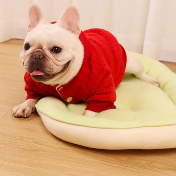 狗狗衣服秋冬裝法斗英斗厚款兩腳棉衣新年裝斗牛犬巴哥寵物棉衛衣