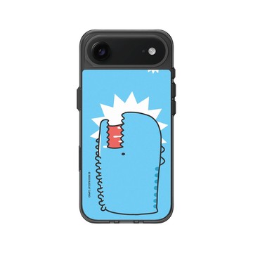 iPhone Air Clear (相機按鈕) 酷墨灰 - 貓貓蟲咖波 Bugcat Capoo - 暴走咖波