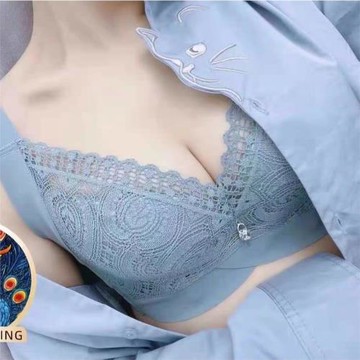 管豐大碼側收能量芯片薄BCD立挺聚攏性感調整型上托軟鋼圈文胸