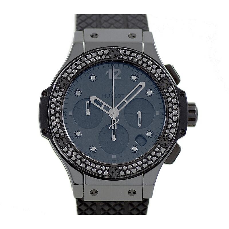 HUBLOT ウブロ ビックバン オールブラック シャイニー 341.CX.1210.VR.1100 ダイヤベゼル 自動巻き |  LINEブランドカタログ