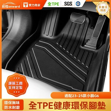 【專車專用全包】小鵬G6腳墊 TPE腳墊 汽車腳墊 環保腳墊 防水腳墊 一體成型 專用於2023-2025款 無味防滑 易清潔