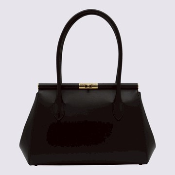 Dolce & Gabbana Black Leather Top Handle Bag