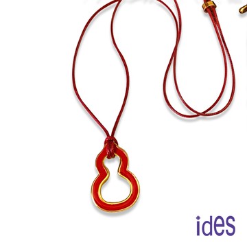 ides愛蒂思 輕珠寶時尚設計都會系列項鍊/紅繩葫蘆