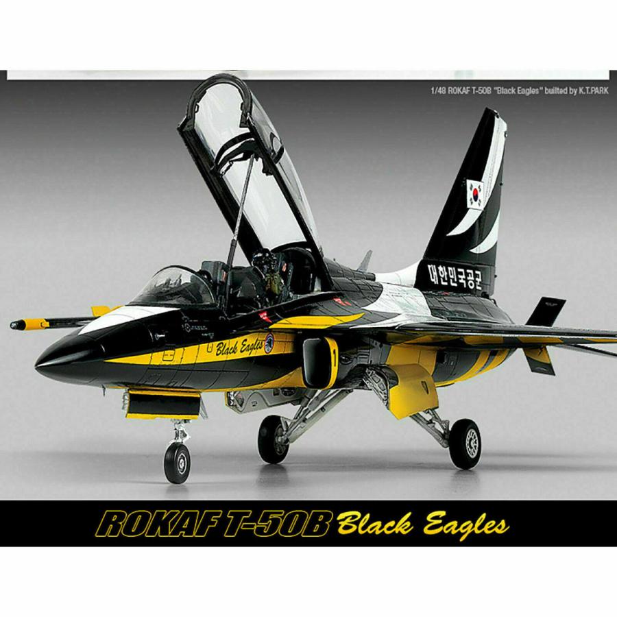 アカデミー 模型 Academy 12242 1/48 ROKAF T-50B Black Eagles