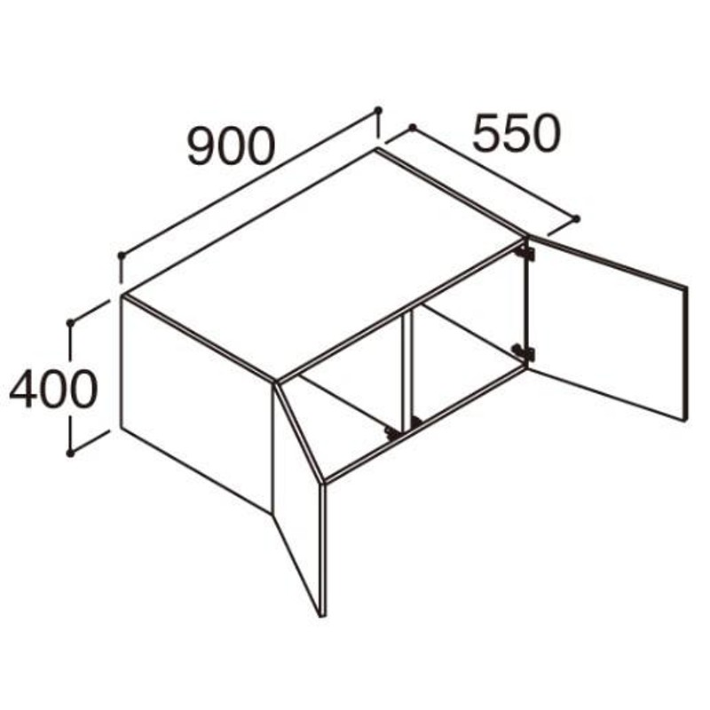 LIXIL / 洗面化粧台EV （MV後継品】アッパーキャビネット W900 EAU-906C | LINEブランドカタログ