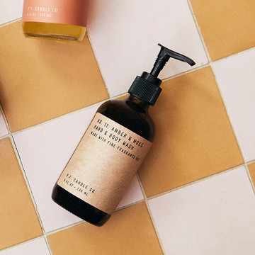 P.F. CANDLE CO. 美國香氛潔手沐浴露 8oz 琥珀麝香