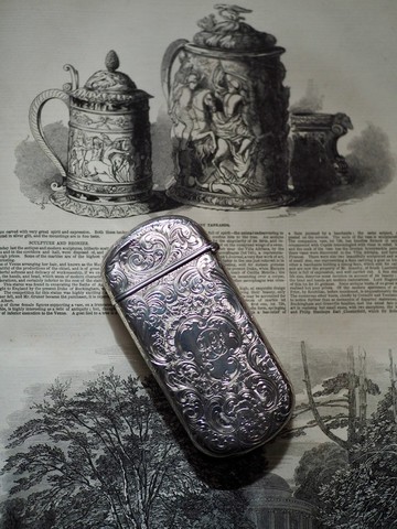 英國純銀雪茄盒