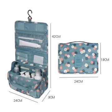 【24H出貨】懸掛式魔術(掛勾)洗漱化妝包韓版旅行收納袋女士化妝包大容量淋浴收納袋手拿包化妝袋便攜防水洗漱包