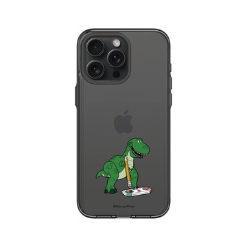 iPhone 15 Pro Max Clear 酷墨灰 - 迪士尼-玩具總動員 Toy Story - 抱抱龍打電玩
