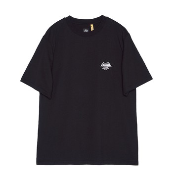 5th STREET｜山形｜男裝｜線條LOGO印花短袖T恤｜黑色