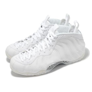 Nike 休閒鞋 Air Foamposite One 男鞋 白 黑 太空鞋 Triple White HJ5195-100