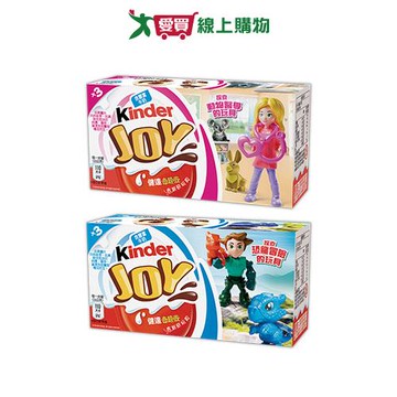 健達奇趣蛋3入裝(藍色/粉紅色)(60G)【愛買】