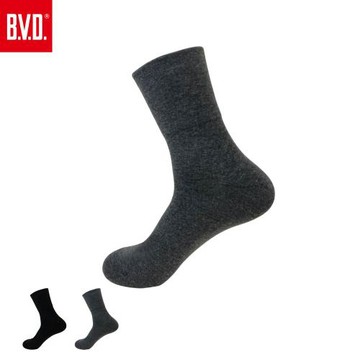 【BVD】細針寬口男襪-灰 B237 長襪 無痕 休閒襪
