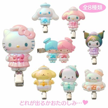 Sanrio 三麗鷗 水手服系列 盲抽極光造型髮夾 瀏海夾 三麗鷗家族 (隨機出貨) 802930