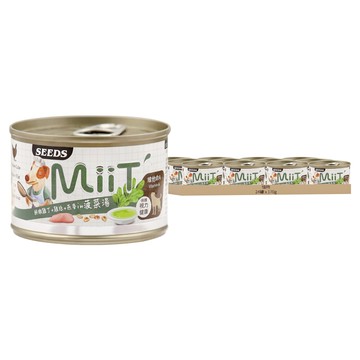 惜時 MiiT 有雞愛犬機能湯罐  鮮嫩雞丁菠菜湯佐雞絲燕麥  170g  24罐