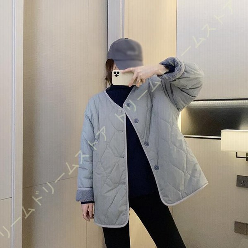 2way 裏ボア キルティングジャケット レディース キルトコート ライトアウター 羽織り 防寒コート ボア ゆったり 暖かい 春服 体型カバー 韓国ファッション 通販 Lineポイント最大0 5 Get Lineショッピング